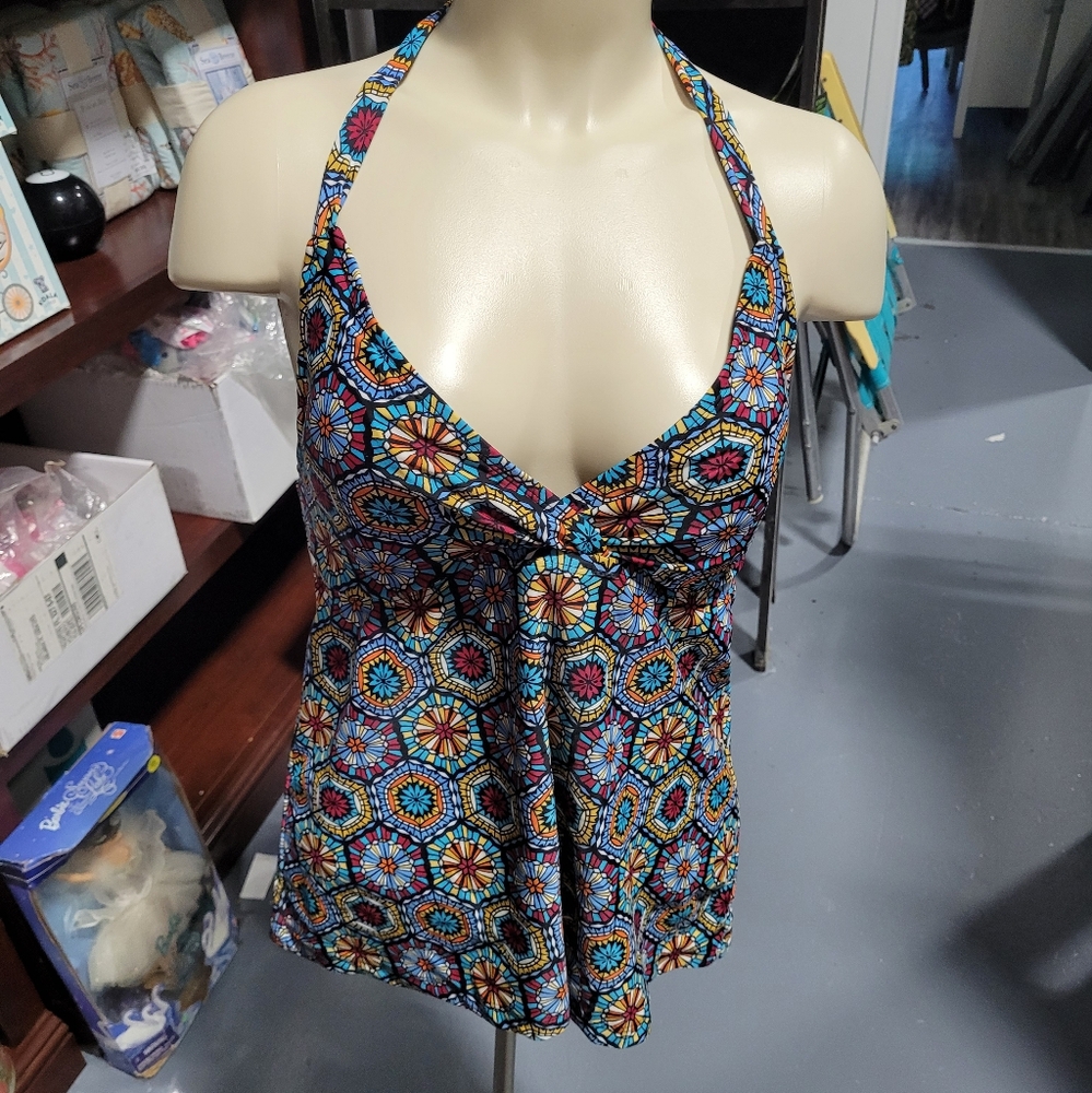 Mossimo Swim Tankini Sz M/M